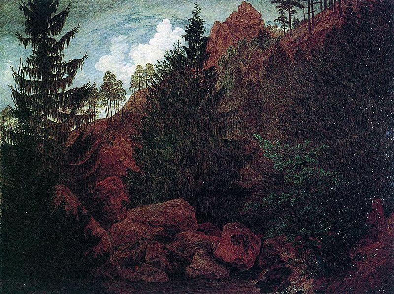 Caspar David Friedrich Felspartie